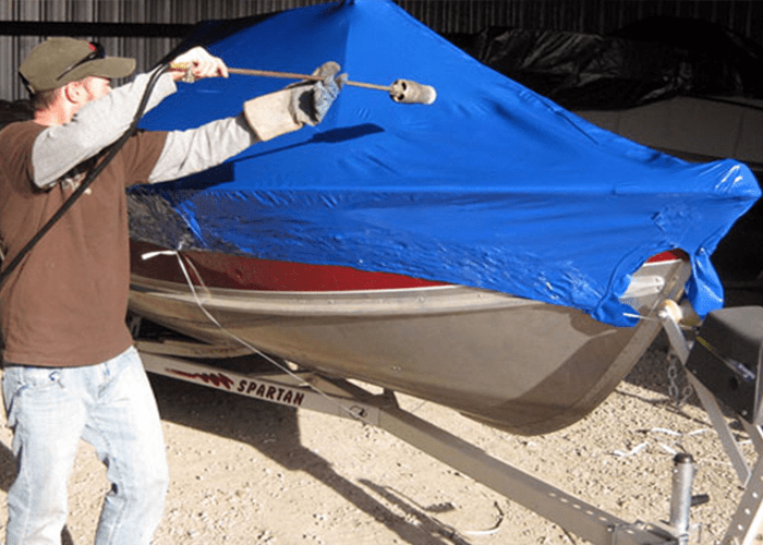 Boat Shrink Wrapping Services Mystic CT, Clinton CT, Groton CT, Stonington CT
